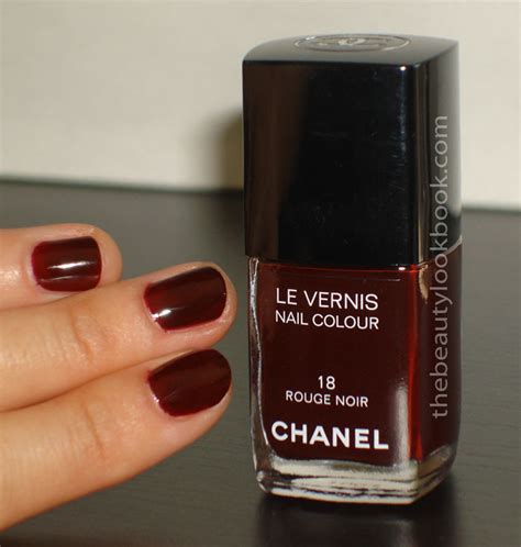 vernis chanel rouge noir 18|Chanel Rouge noir le vernis.